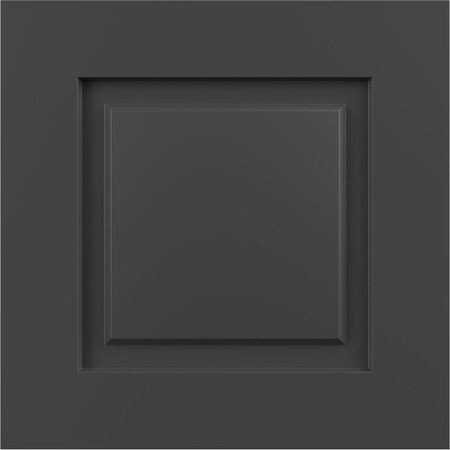 Ekena Millwork 12"W x 12"H True Fit PVC Raised Panel Shutters Sample, Shadow Mountain SAMPLE-TFPRPSM